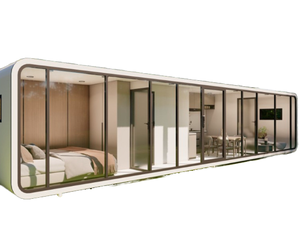 Apple Hut 40 ft Hotel Container House Sandwich Panel