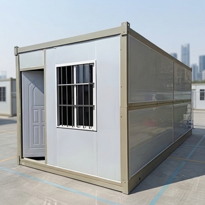 OEM ODM 20ft Foldable Container House Prefabricated Mobile Room For Urban Emergency Shelter Disaster Relief Site Accommodation