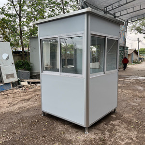 Steel Structure Mobile Security Cabin Office Booth
