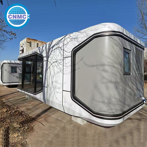 Luxury Winterized Capsule House Galvanized Steel Frame Prefab Space Capsule