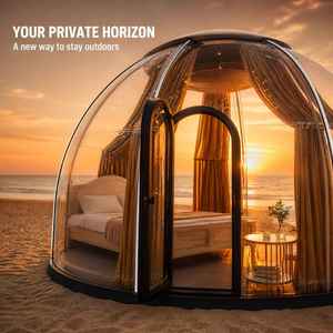 Private Beach Accommodation Transparent Bubble Dome House