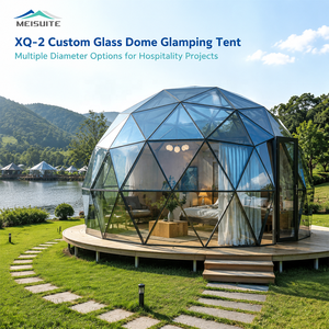 Custom Glass Dome Glamping Tent Aluminum Alloy Frame XQ-2