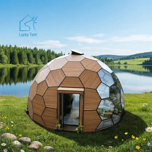 Prefab Hexagon Glass Dome Honeycomb House