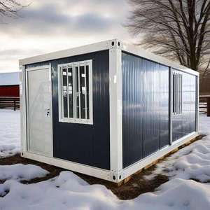 Energy Efficient Flat Pack Container House for Remote Area Working Station Needs