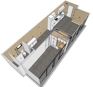 40ft Expandable Prefabricated Shipping Container House