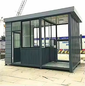 Stainless Steel Booths Residential Community Security Guard Charging Booths