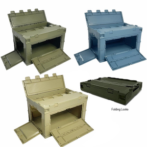 Multifunctional Foldable Plastic Storage Container Crate