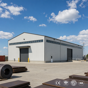 Gable Roof Modular Steel Structure Workshop