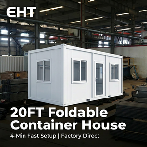 20FT Foldable Housing Container Collapsible Emergency Shelter