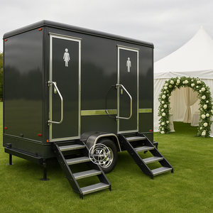Weddings Events Portable Toilet Shower Rooms Trailer Mobile Restroom Trailer