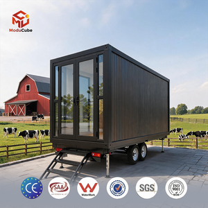 Site Security Z-type Folding Container House For Guard Room Ticket Office And Information Center Prefabricated Cabin