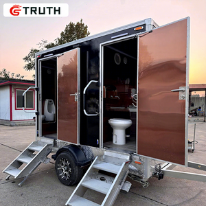 Truth Mobile Toilet WC With Tank Luxury Mobile Toilets Trailer