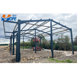China Cheap Pre-engineered Steel Building Metal Arch Frame Warehouse