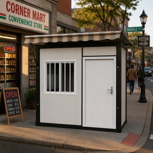 Affordable Folding Container House Portable Prefab Site Office Dormitory Hurricane Proof Cabin